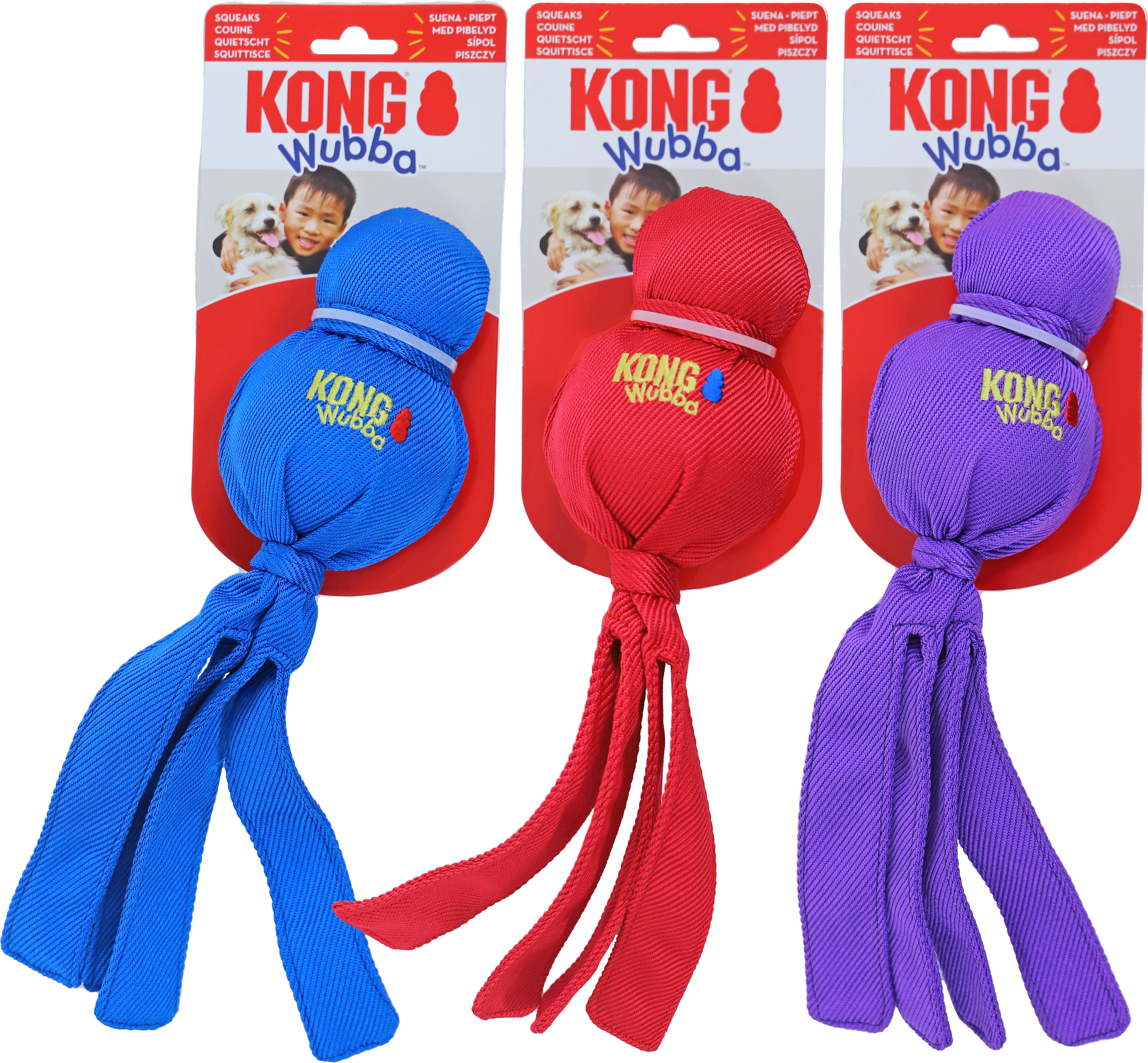 Kong Hond Wubba Large Assorti