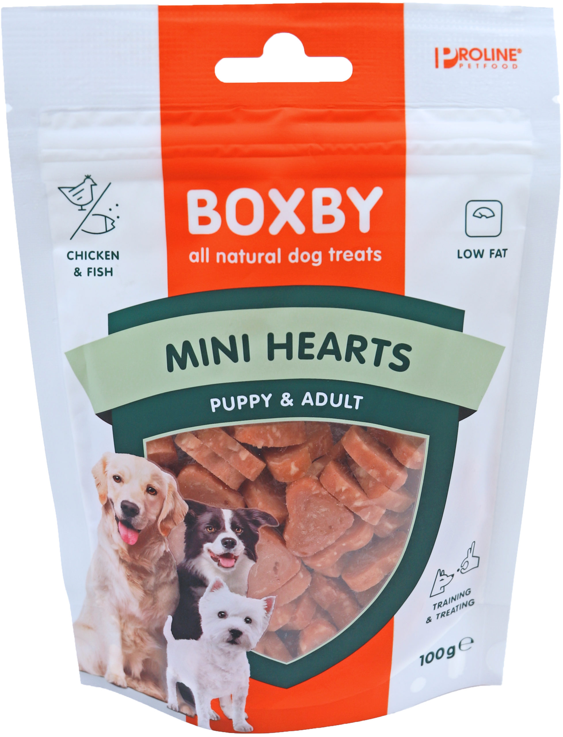 Proline Boxby Mini Hearts 100 Gram