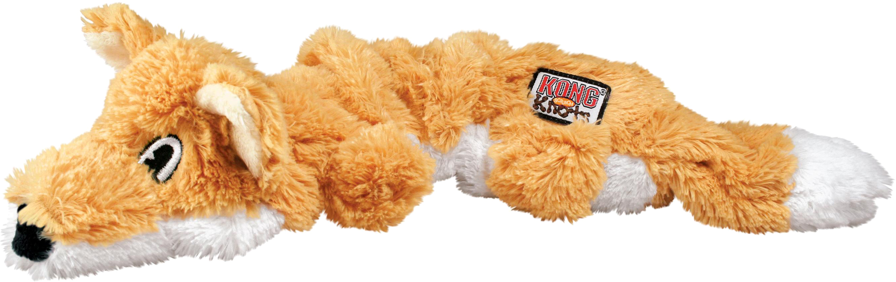 Kong Hond Knots Scrunch Vos, S/M. 30 cm