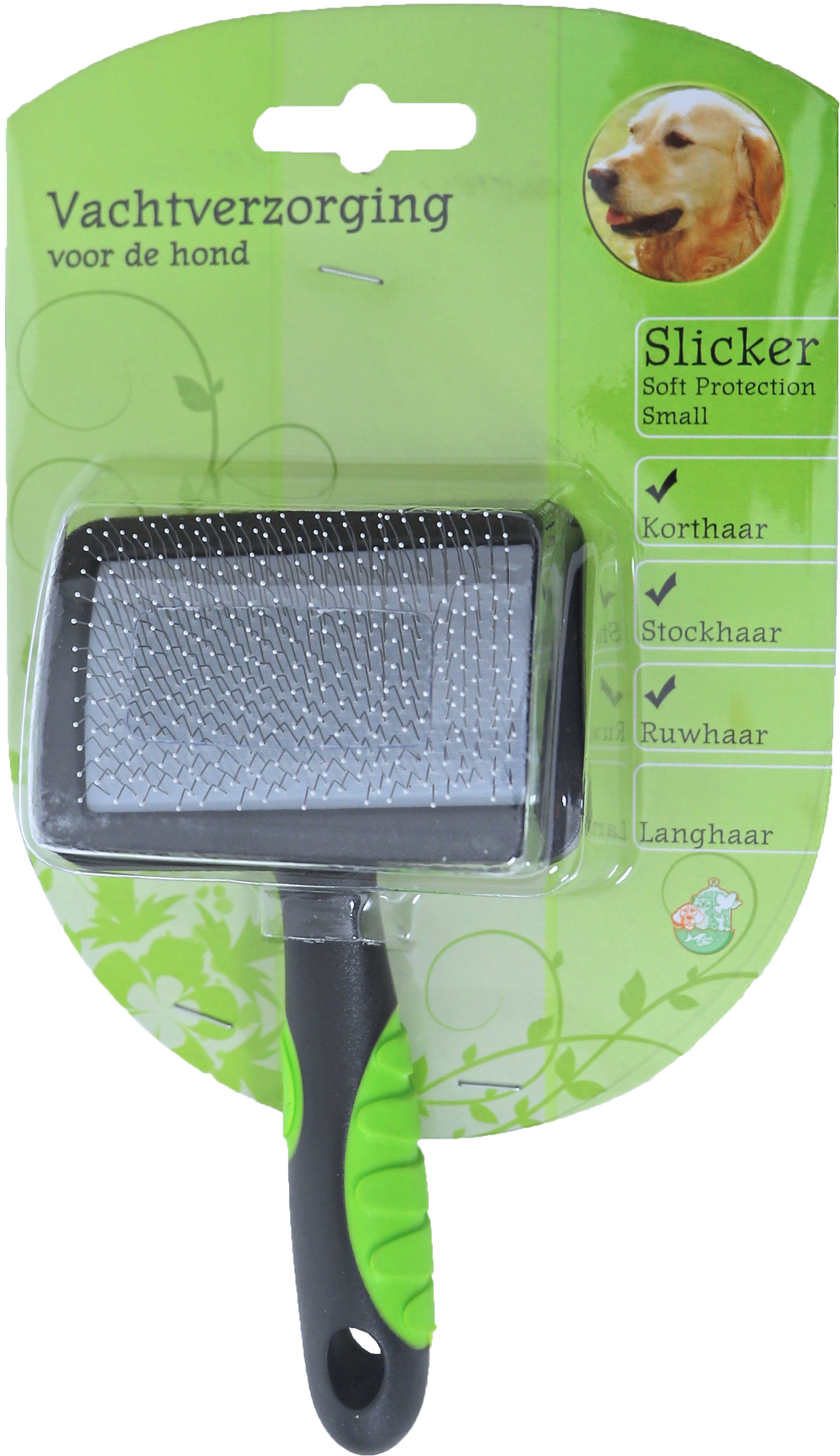 Hondenborstel Slicker Soft Small
