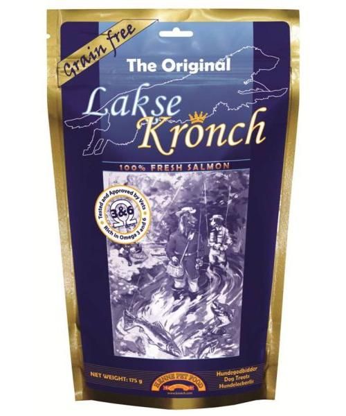Lakse Kronch Zalmsnacks 100% Zalm 175 Gram