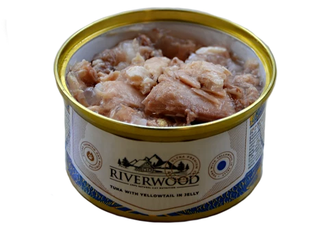 Riverwood Caviar For Cats Tuna With Yellow Tail In Jelly 85 Gram