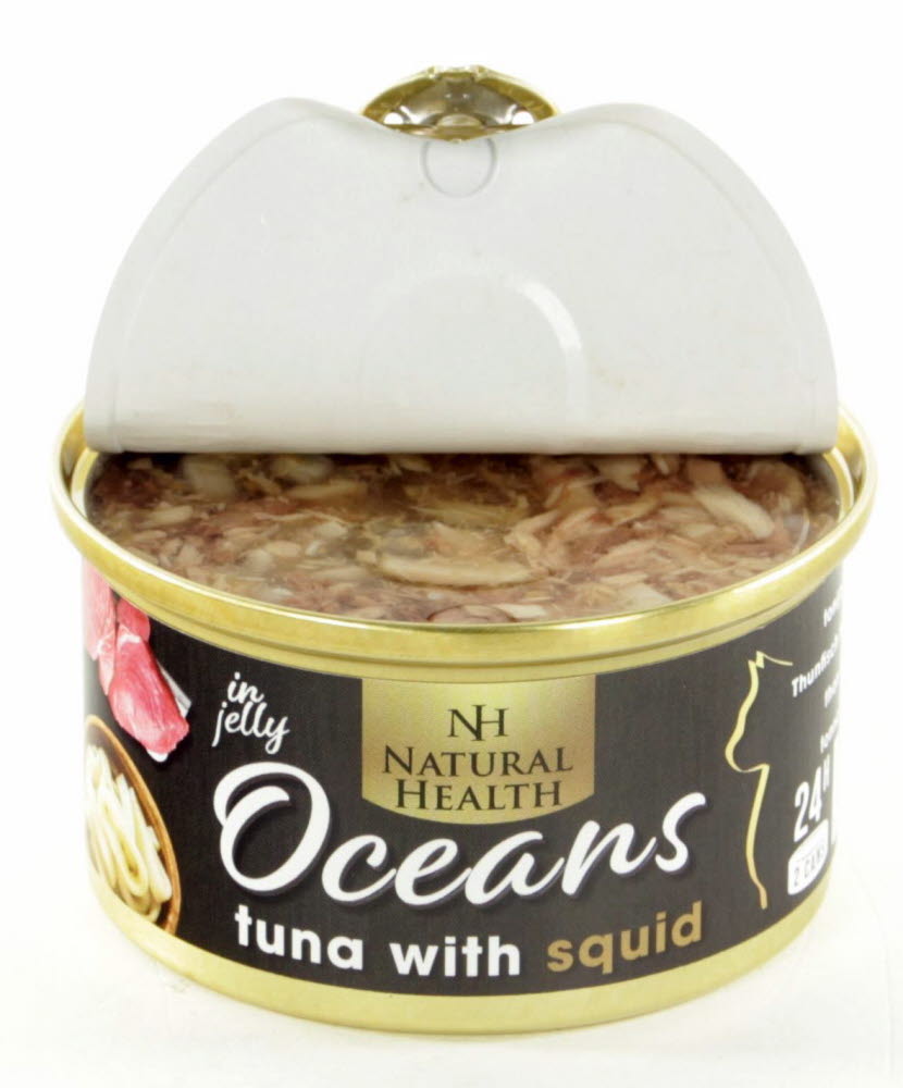 Natural Health Cat Oceans Tuna & Squid 85 Gram