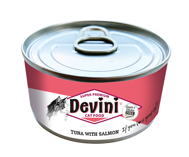 Devini Cat Tuna With Salmon 70 Gram