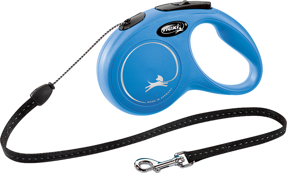 Flexi New Classic Koord Small Blauw 5 Meter