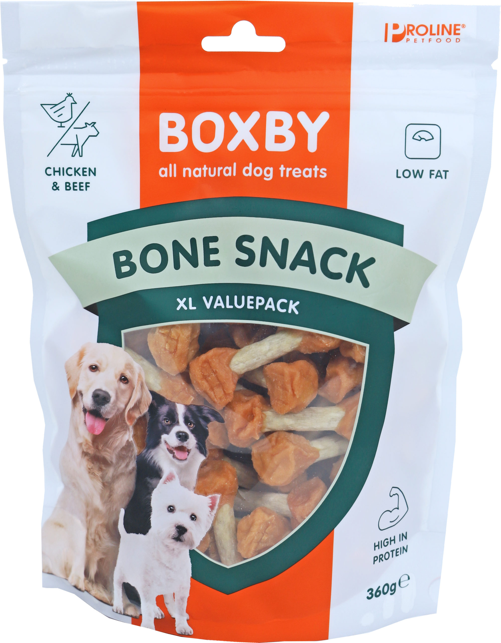 Proline Boxby Bonesnack Valuebag 360 Gram