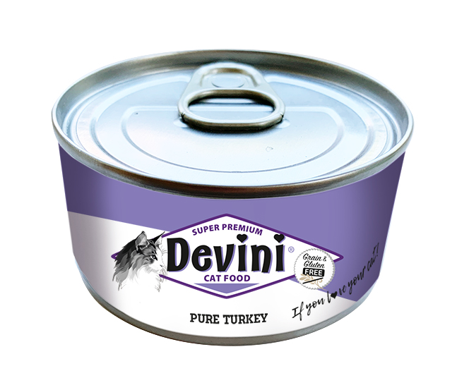 Devini Cat Pure Turkey 70 Gram