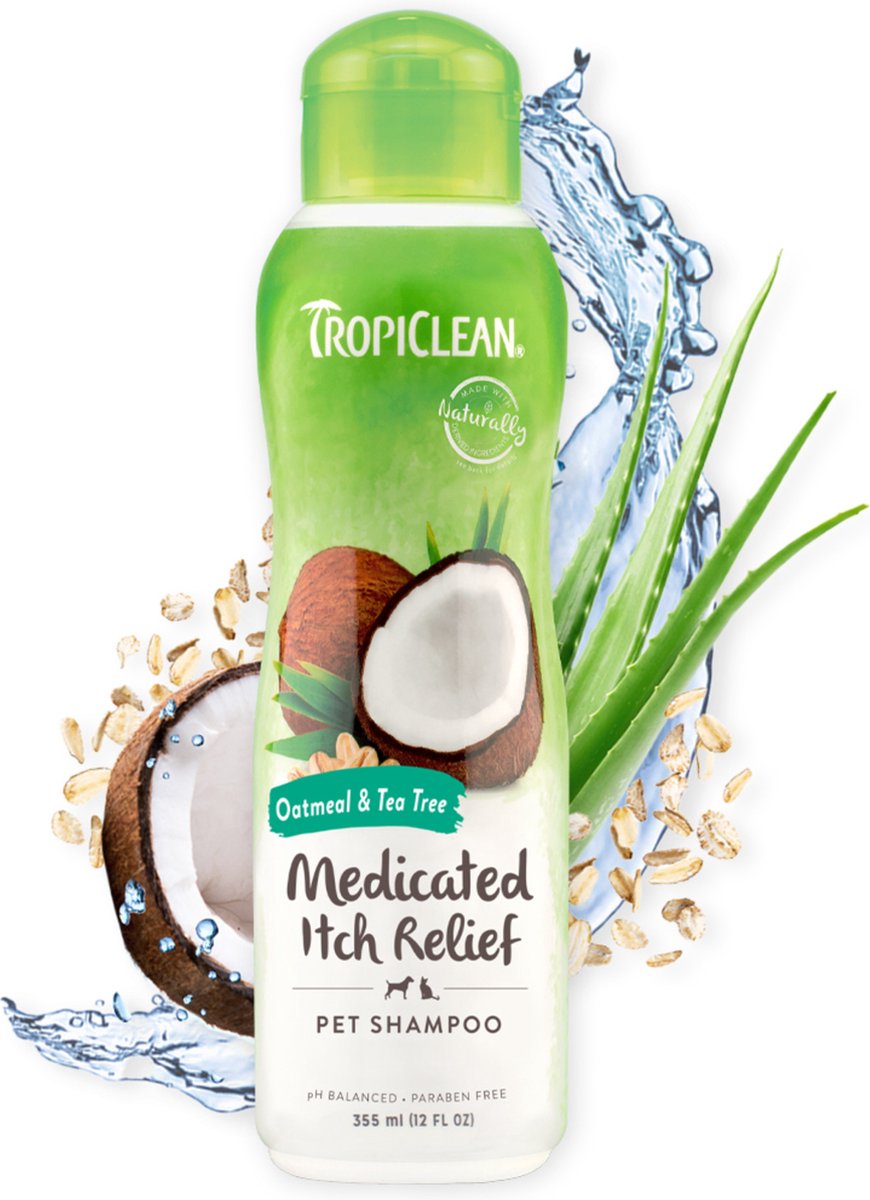 Tropiclean Oatmeal & Tea Tree Shampoo 355 ML