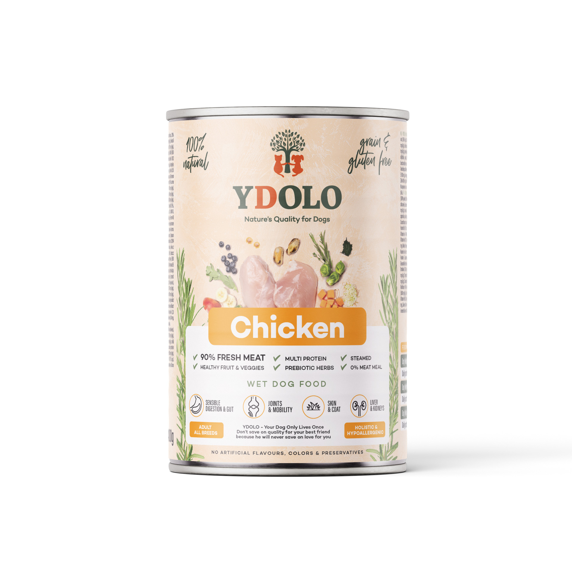 YDOLO Healthy & Pure Kip Blik 400 Gram 