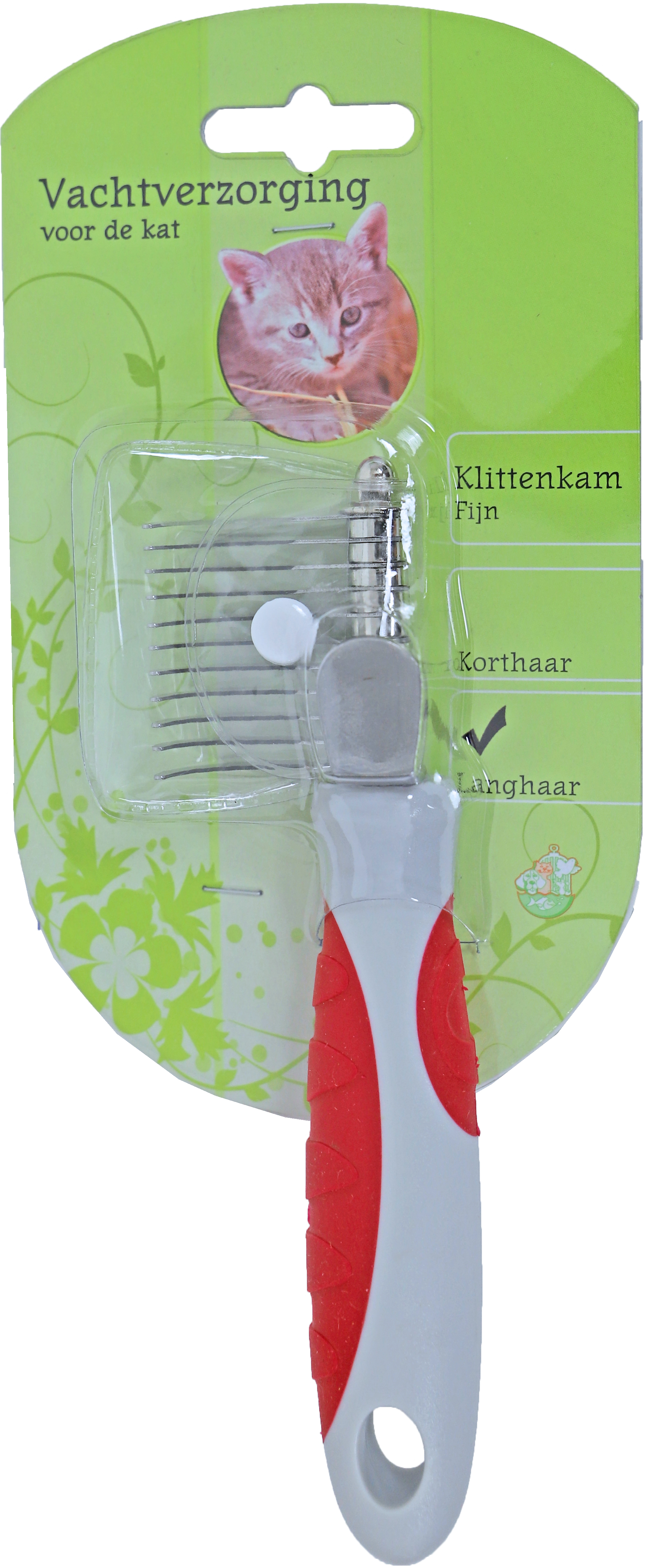 Klittenkam L-vorm 11 Tanden Voor De Kat