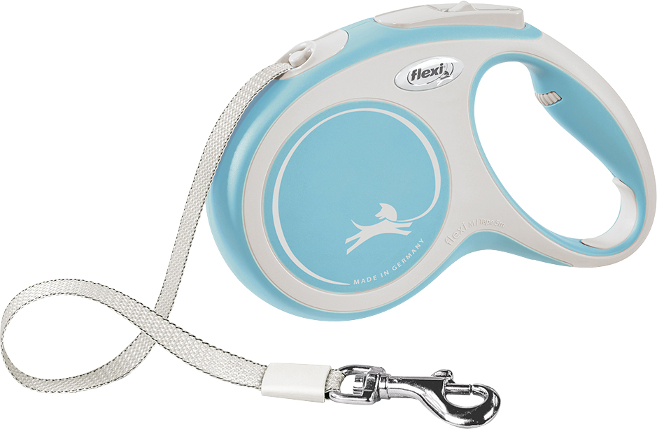 Flexi New Comfort Band Lichtblauw Medium 5 Meter