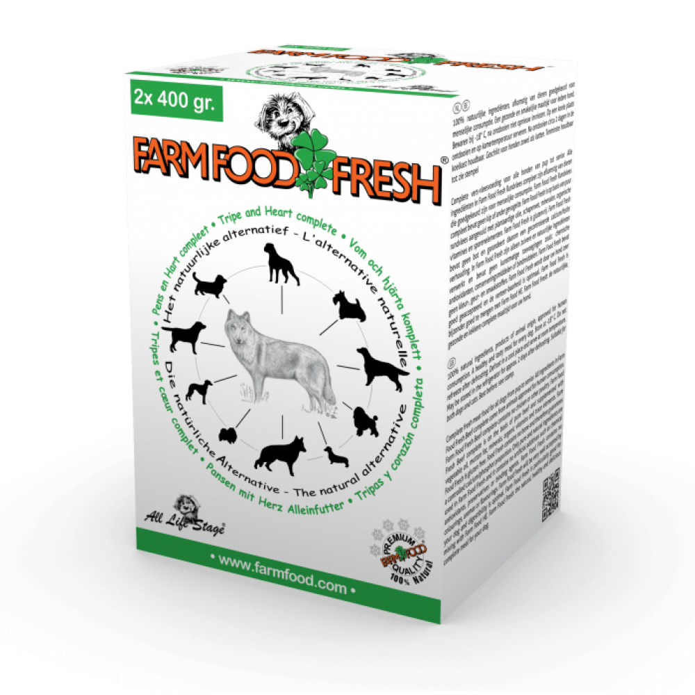 Farm Food Fresh Pens en Hart - Rauwvlees Voor Honden