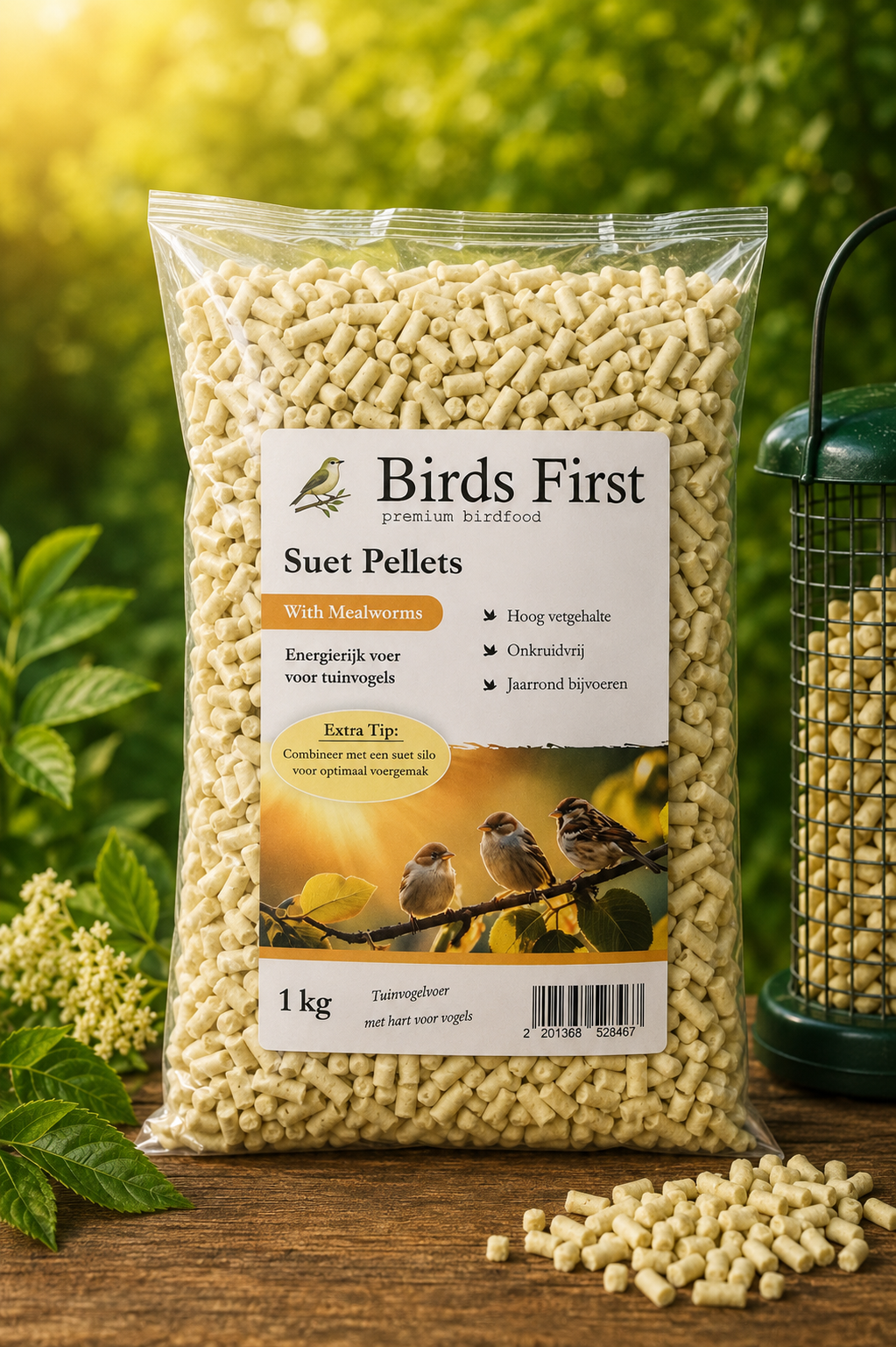 Birds First Suet Pellets met Insecten