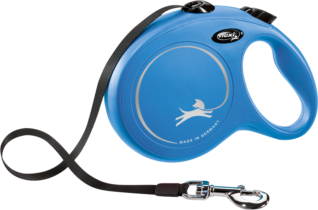 Flexi New Classic Band Large Blauw 8 Meter
