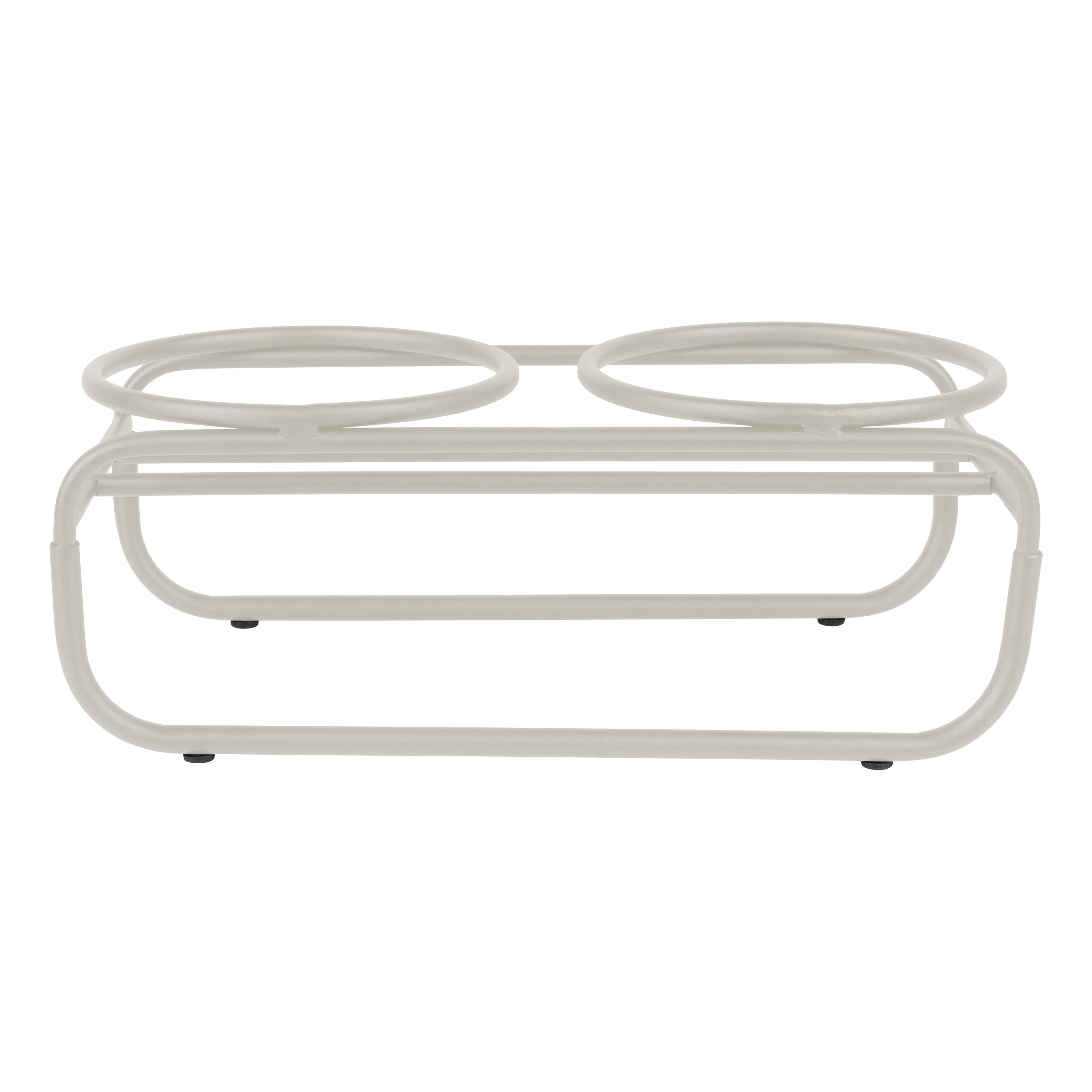 District 70 Voerbakstandaard Voor Honden Beige