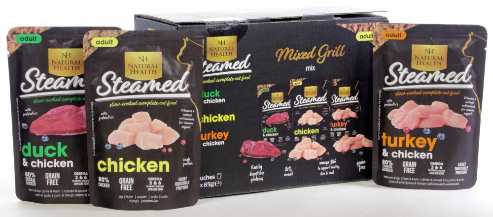 NH Cat Steamed MP Mixed Grill 12X85 Gram