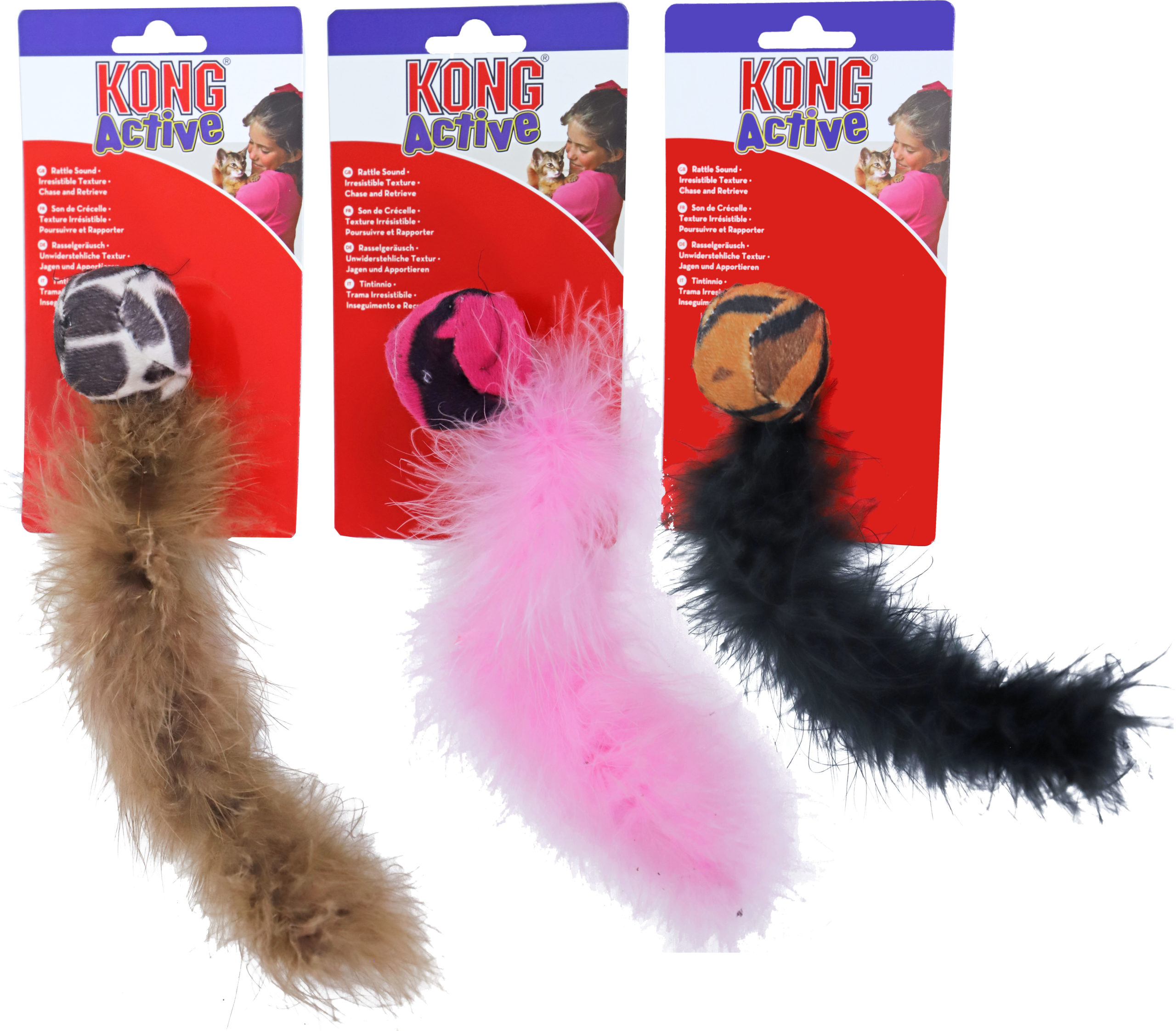Kong Kat Active, Wild Tails, Assorti.