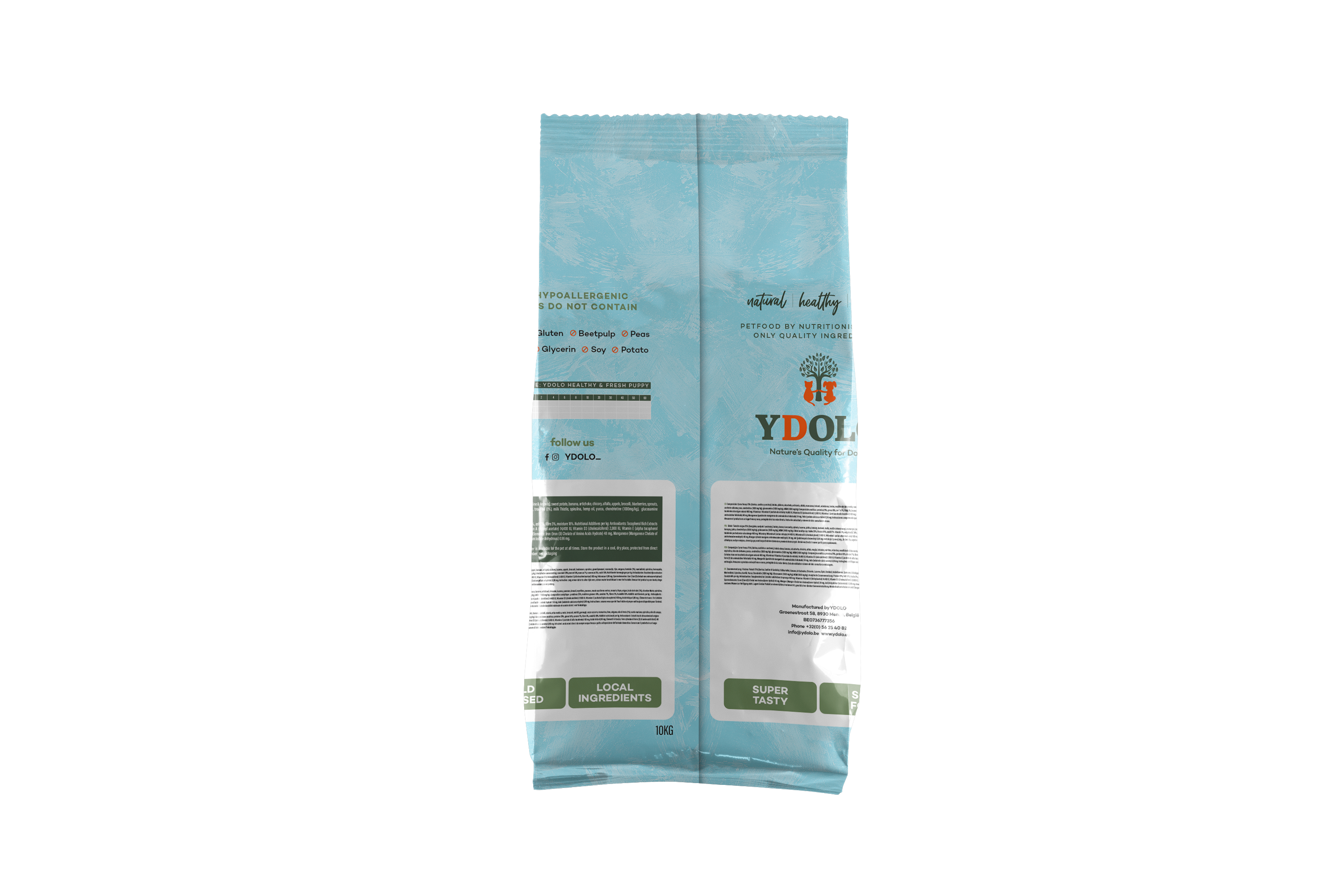 YDOLO Healthy & Pure Wild Vis - Semi Moist Hondenvoeding