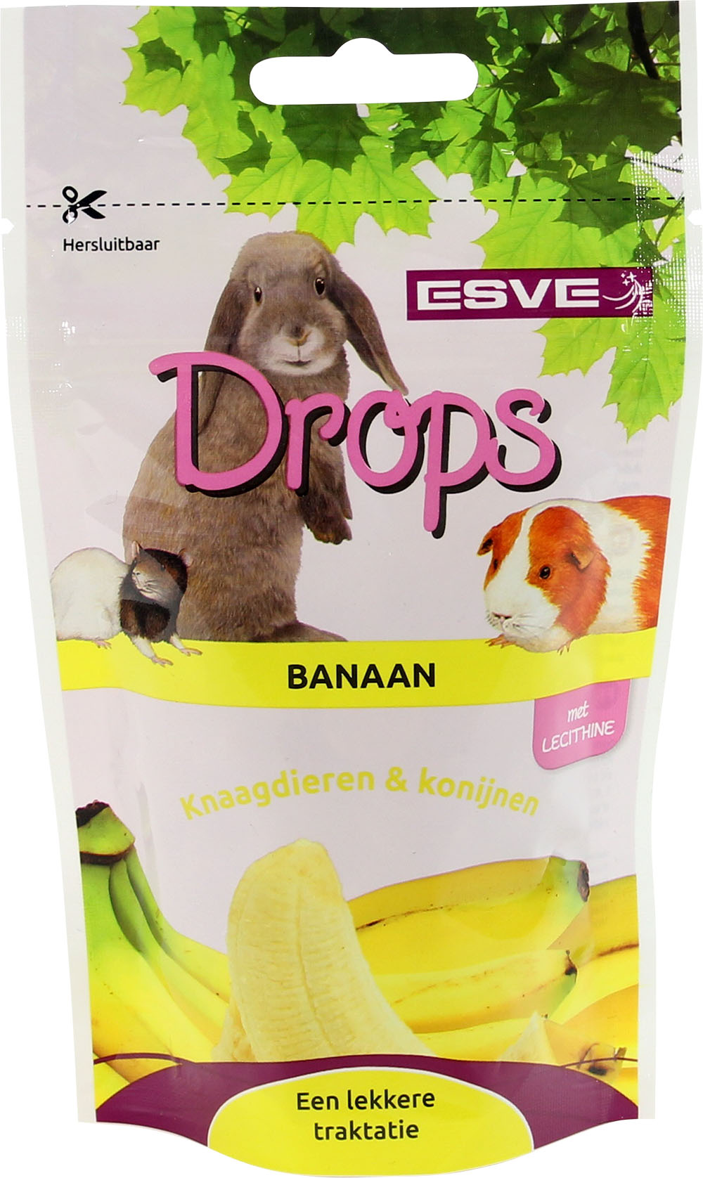 ESVE Knaagdier Drops Banaan 75 Gram