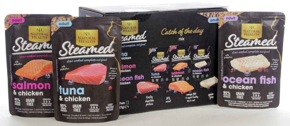NH Cat Steamed MP Catch Of The Day 12X85 Gram