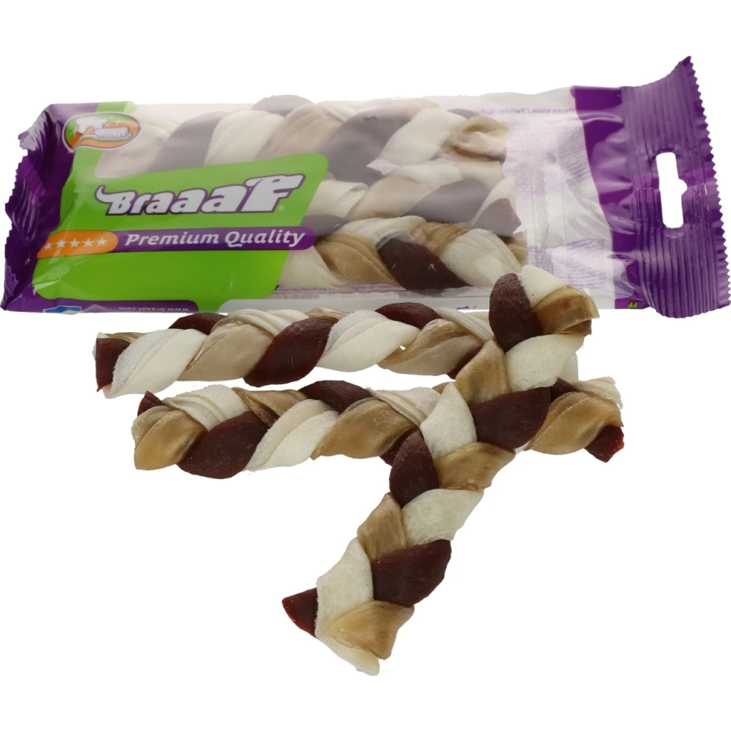 Braaaf Twister Vlecht Klein 3 Stuks