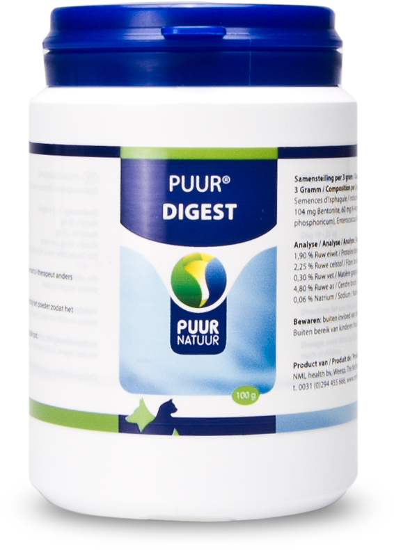 Puur Spijsvertering/digest Hond en Kat 100 Gram