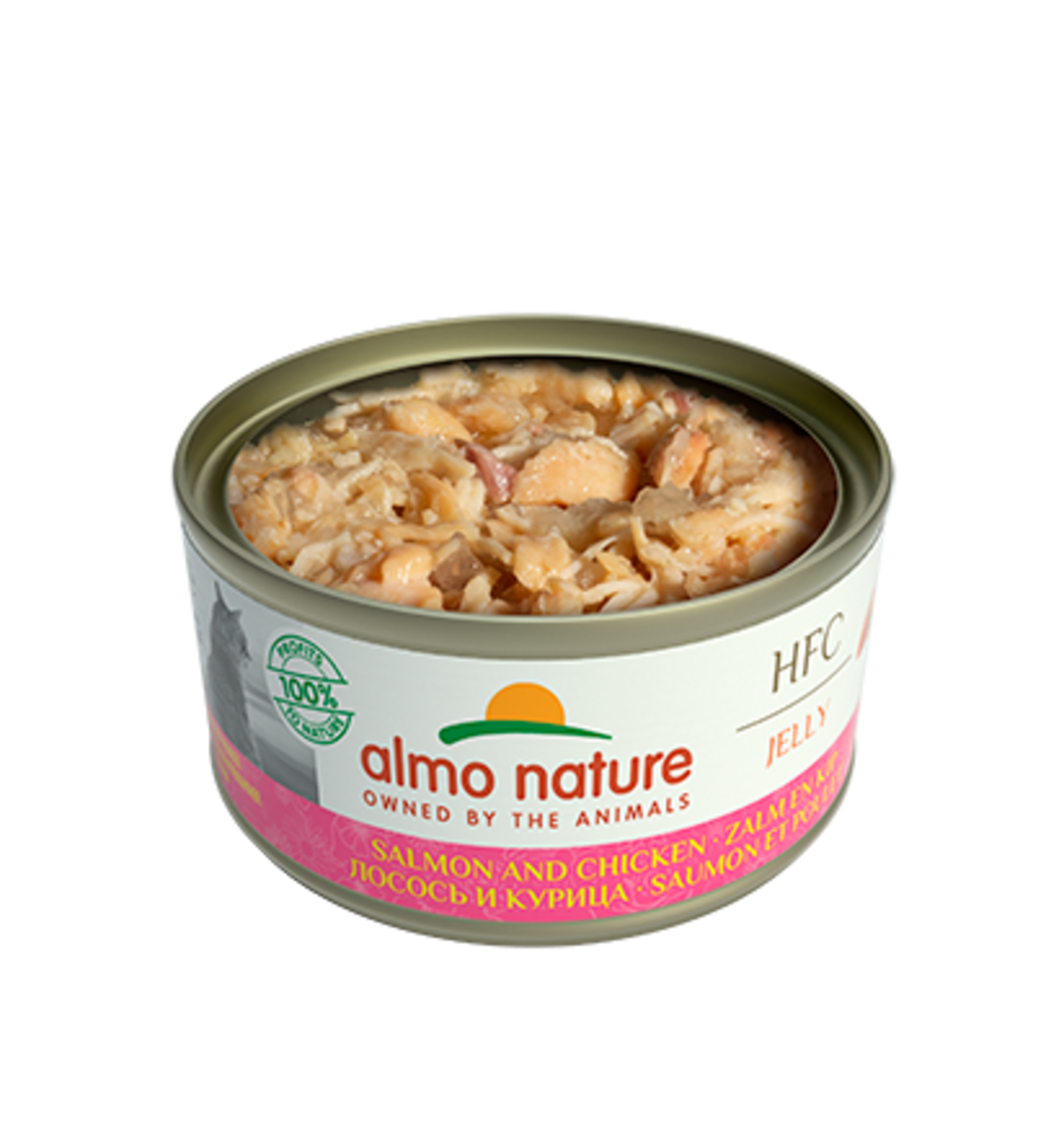 Almo Nature HFC Cat Jelly Zalm en Kip 70 Gram