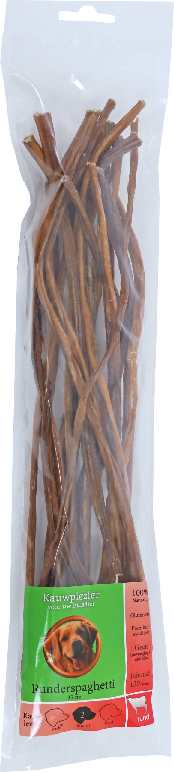 Runderspaghetti 35 CM Zak Van 120 Gram